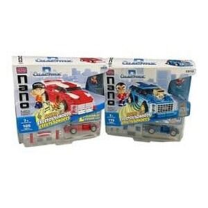 Mega Bloks Customz Sets - 2 New‎ Vehicle Building Toy Sound Effects NWT
